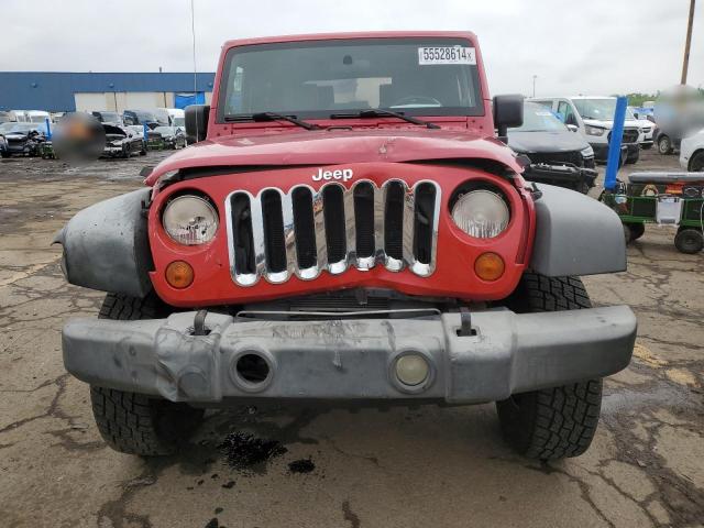 1J4FA24127L180915 - 2007 JEEP WRANGLER X RED photo 5