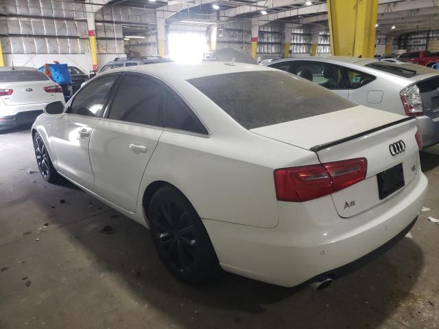 WAUBGAFC8CN013112 - 2012 AUDI A6 WHITE photo 2