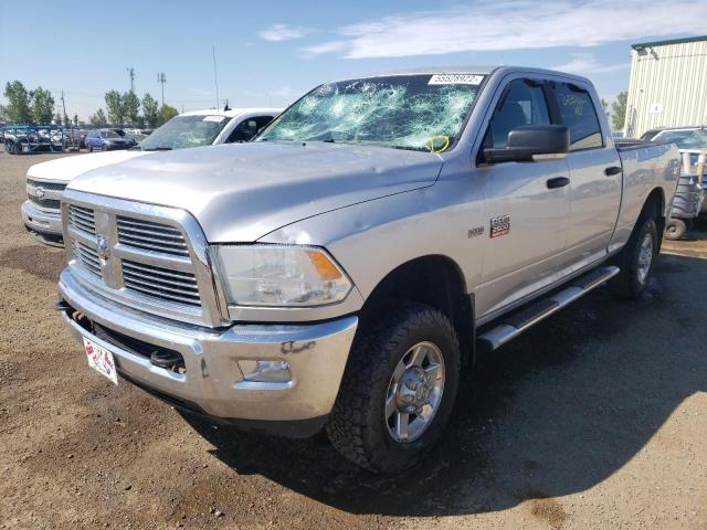 3C6TD5DT1CG262488 - 2012 DODGE RAM 2500 SLT GRAY photo 2