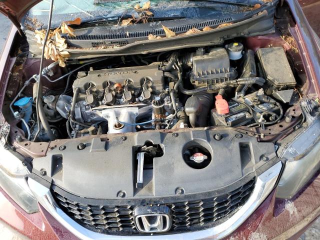 19XFB2F90FE020691 - 2015 HONDA CIVIC EXL 勃艮第红 照片 11