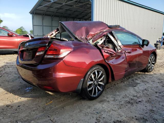 19XFB2F90FE020691 - 2015 HONDA CIVIC EXL 勃艮第红 照片 3