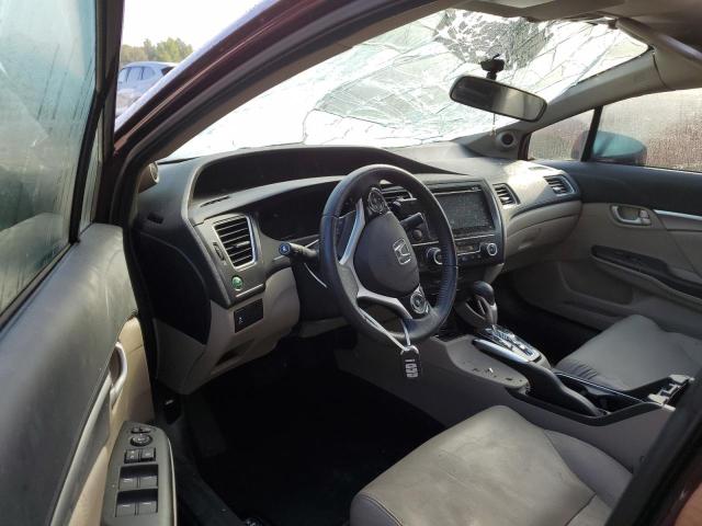 19XFB2F90FE020691 - 2015 HONDA CIVIC EXL 勃艮第红 照片 8