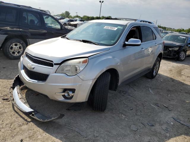 2GNALFEC6B1335697 - 2011 CHEVROLET EQUINOX LTZ SILVER photo 1