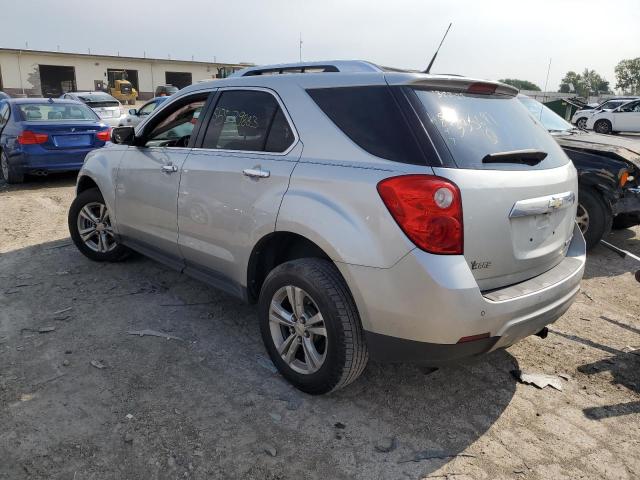 2GNALFEC6B1335697 - 2011 CHEVROLET EQUINOX LTZ SILVER photo 2