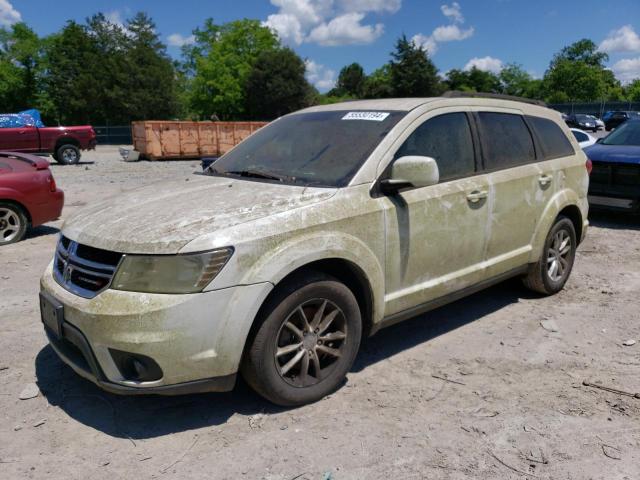 3C4PDCBG2ET126644 - 2014 DODGE JOURNEY SXT WHITE photo 1