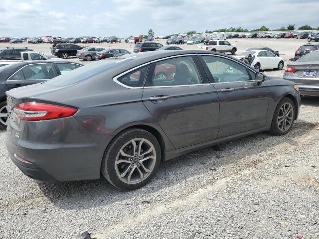 3FA6P0CD6KR233992 - 2019 FORD FUSION SEL GRAY photo 3