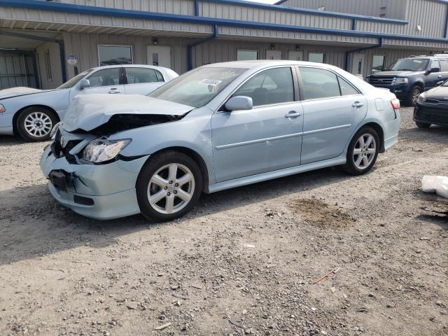 4T1BE46K97U695121 - 2007 TOYOTA CAMRY CE BLUE photo 1