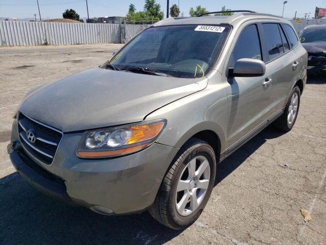 5NMSH73E29H234834 - 2009 HYUNDAI SANTA FE SE GRAY photo 2