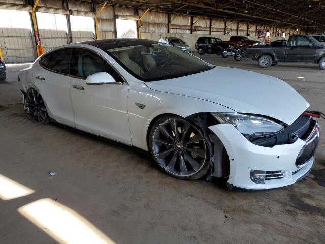 5YJSA1DP0CFP01761 - 2012 TESLA MODEL S 白色 照片 4