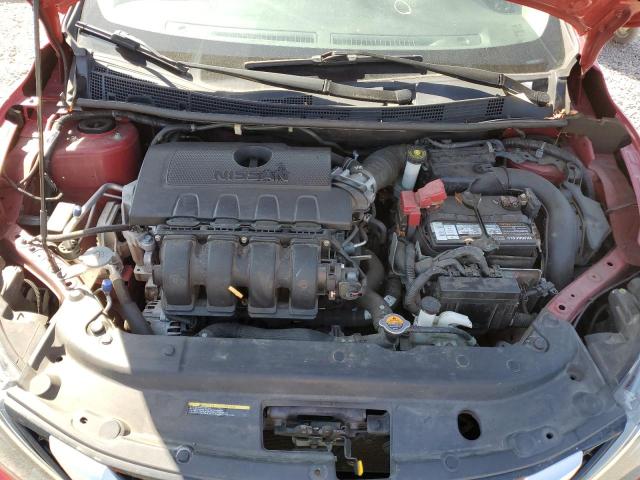 3N1AB7AP8JL663567 - 2018 NISSAN SENTRA S RED photo 11