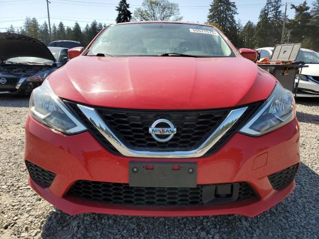 3N1AB7AP8JL663567 - 2018 NISSAN SENTRA S RED photo 5