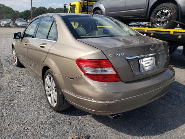 WDDGF5EB3BR171768 - 2011 MERCEDES-BENZ C 300 TAN photo 3