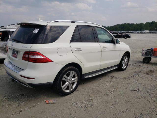 4JGDA5HB9DA104466 - 2013 MERCEDES-BENZ ML 350 4MATIC WHITE photo 3