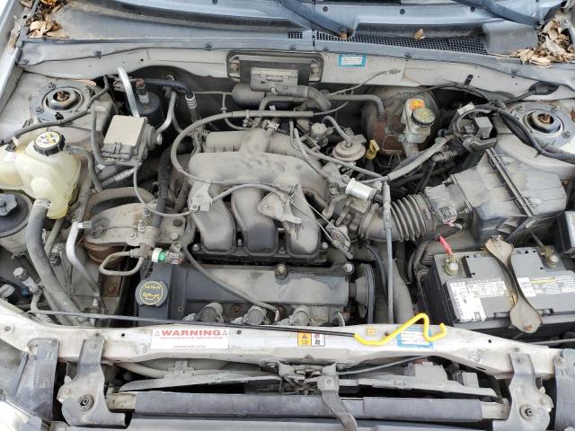 4F2YU08192KM11036 - 2002 MAZDA TRIBUTE LX SILVER photo 11