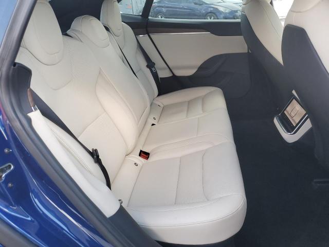5YJSA1E52MF437103 - 2021 TESLA MODEL S BLUE photo 10