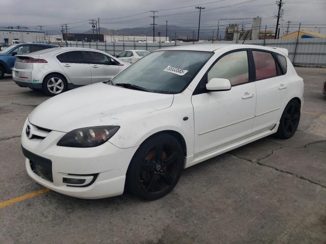 JM1BK34M181148830 - 2008 MAZDA SPEED 3 WHITE photo 1