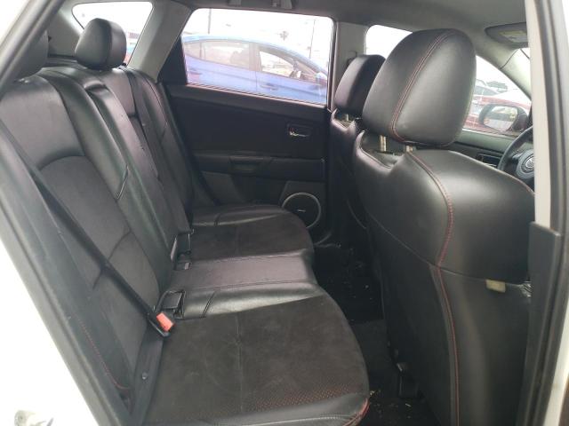 JM1BK34M181148830 - 2008 MAZDA SPEED 3 WHITE photo 10