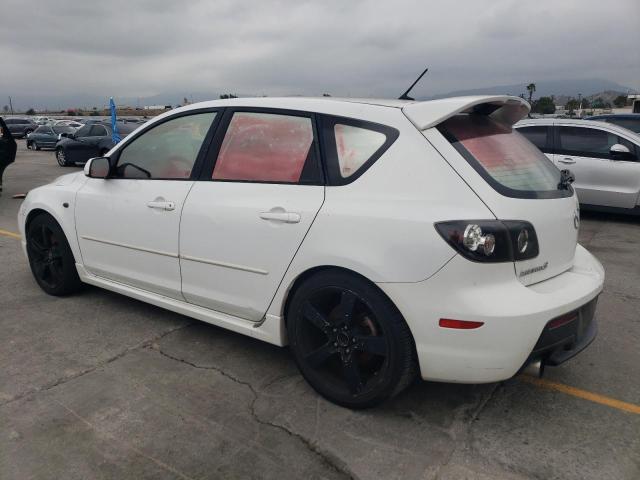 JM1BK34M181148830 - 2008 MAZDA SPEED 3 WHITE photo 2