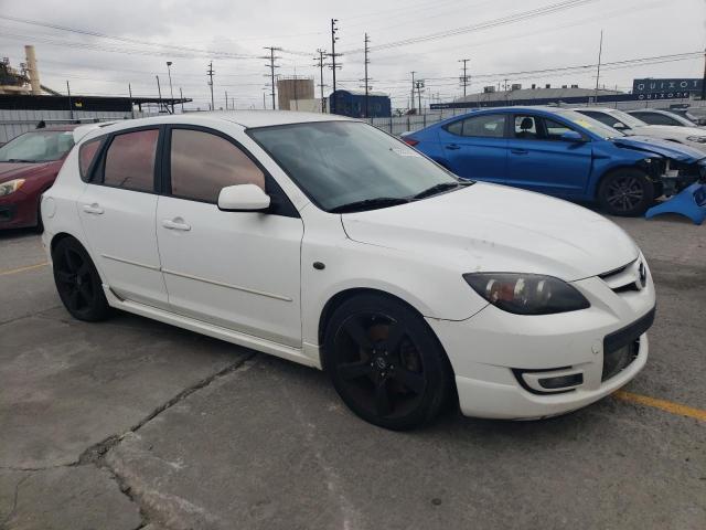 JM1BK34M181148830 - 2008 MAZDA SPEED 3 WHITE photo 4