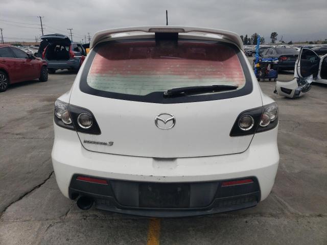 JM1BK34M181148830 - 2008 MAZDA SPEED 3 WHITE photo 6