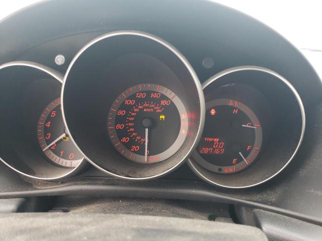 JM1BK34M181148830 - 2008 MAZDA SPEED 3 WHITE photo 9