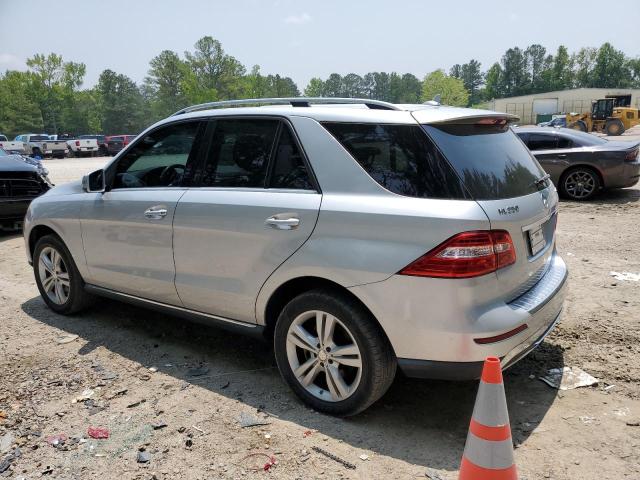 4JGDA5HBXEA292559 - 2014 MERCEDES-BENZ ML 350 4MATIC SILVER photo 2