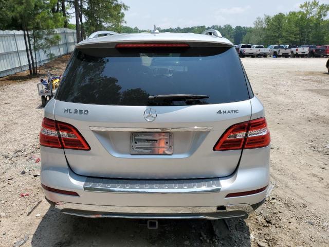 4JGDA5HBXEA292559 - 2014 MERCEDES-BENZ ML 350 4MATIC SILVER photo 6
