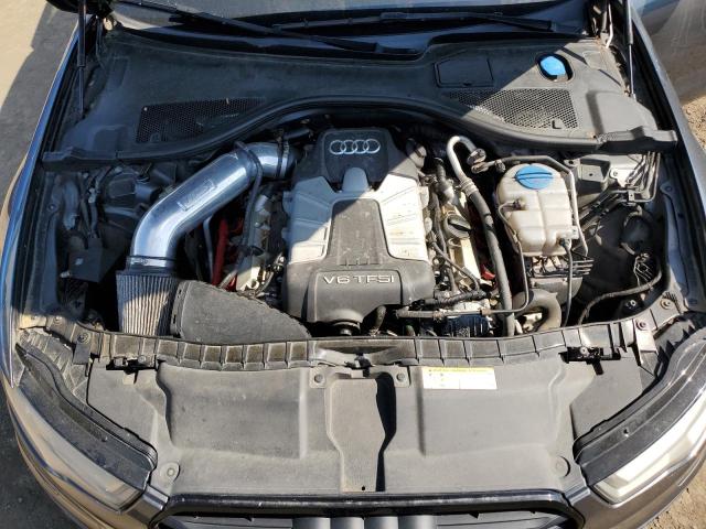 WAUHGAFCXFN007357 - 2015 AUDI A6 PRESTIGE GRAY photo 11