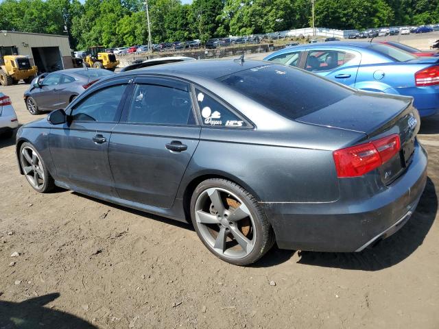 WAUHGAFCXFN007357 - 2015 AUDI A6 PRESTIGE GRAY photo 2