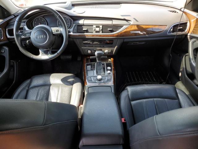 WAUHGAFCXFN007357 - 2015 AUDI A6 PRESTIGE GRAY photo 8