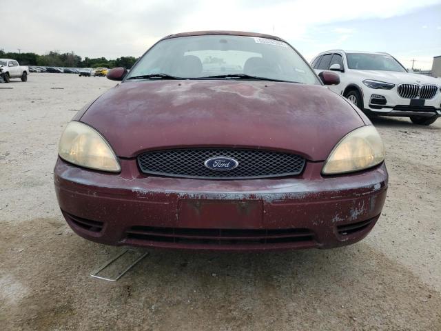 1FAFP56U36A180340 - 2006 FORD TAURUS SEL MAROON photo 5