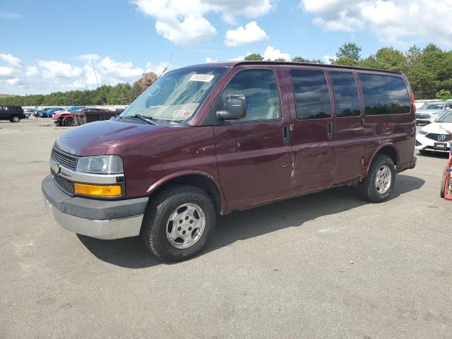 1GNFH15T241102421 - 2004 CHEVROLET EXPRESS PA BURGUNDY photo 1