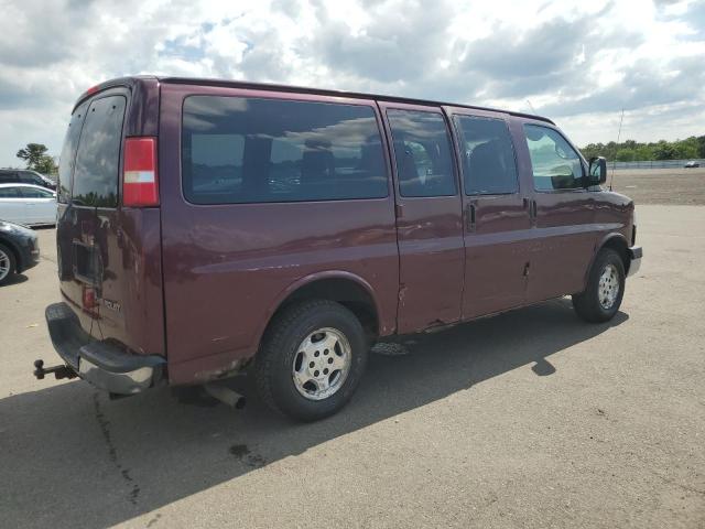 1GNFH15T241102421 - 2004 CHEVROLET EXPRESS PA BURGUNDY photo 3