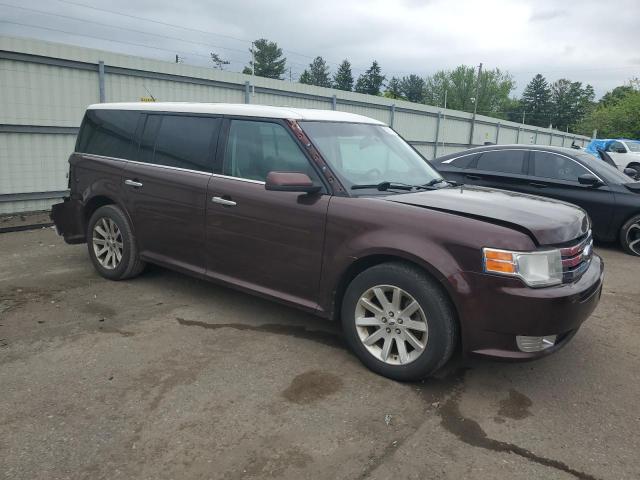 2FMGK5CC1ABB10465 - 2010 FORD FLEX SEL MAROON photo 4