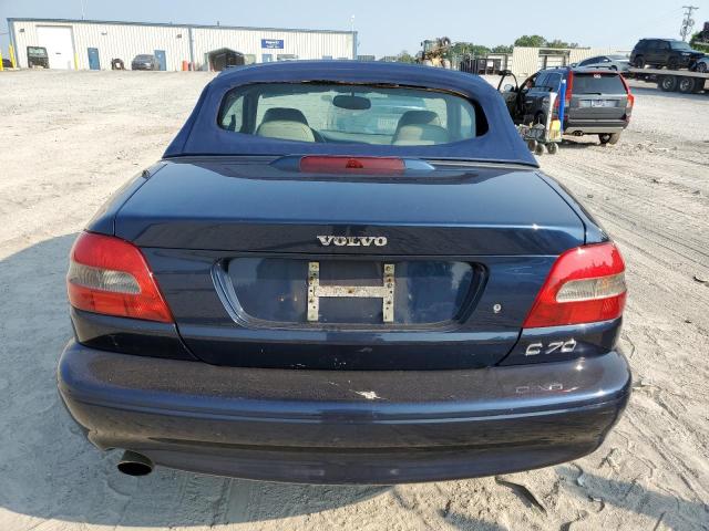 YV1NC53D52J027517 - 2002 VOLVO C70 BLUE photo 6