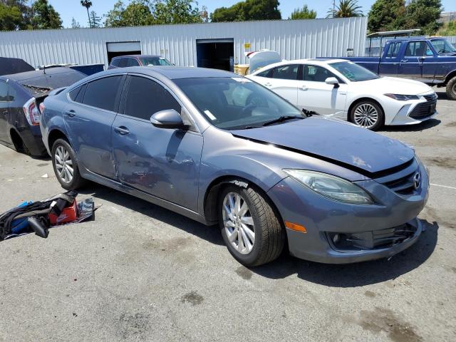 1YVHZ8CH5B5M21379 - 2011 MAZDA 6 I GRAY photo 4