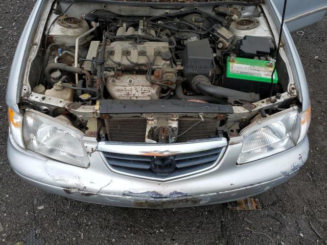 1YVGF22C125288241 - 2002 MAZDA 626 LX SILVER photo 11