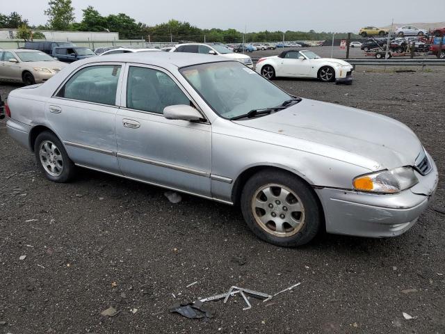 1YVGF22C125288241 - 2002 MAZDA 626 LX SILVER photo 4