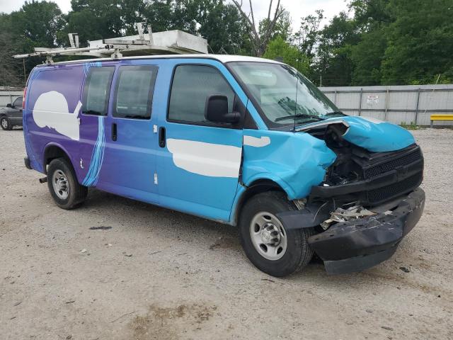 1GCWGAFG4J1344720 - 2018 CHEVROLET EXPRESS G2 BLUE photo 4