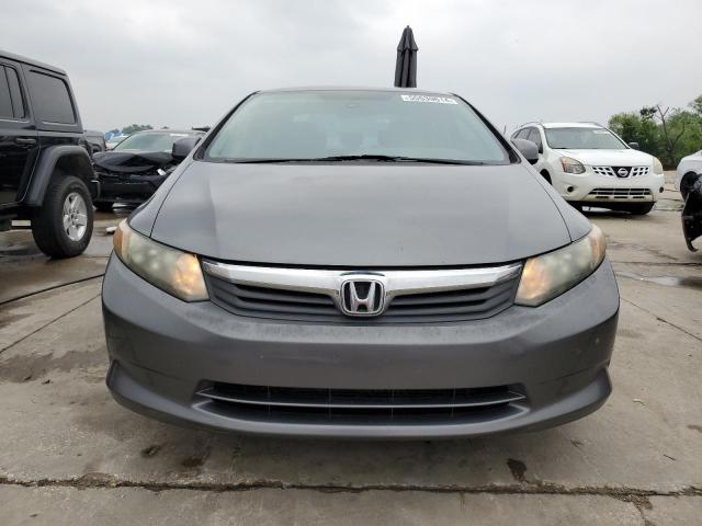 19XFB2F50CE092757 - 2012 HONDA CIVIC LX GRAY photo 5