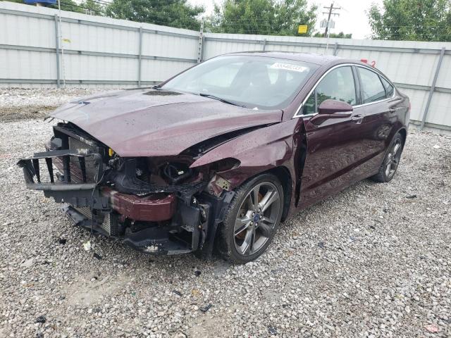 3FA6P0VP8HR291120 - 2017 FORD FUSION SPORT BURGUNDY photo 1