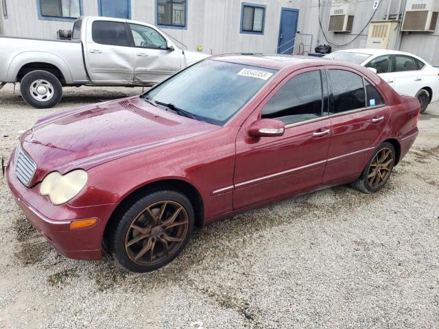 WDBRF61JX2E001757 - 2002 MERCEDES-BENZ C 240 BURGUNDY photo 1