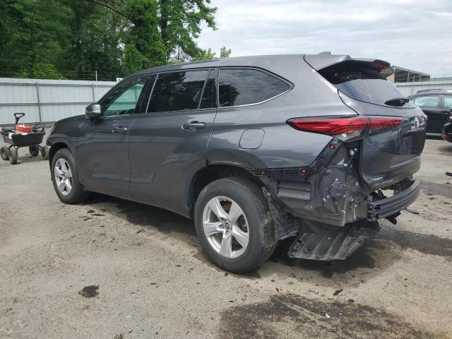 5TDBZRBH2MS057132 - 2021 TOYOTA HIGHLANDER L GRAY photo 2