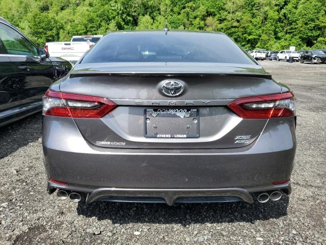 4T1K61BK6NU048285 - 2022 TOYOTA CAMRY XSE GRAY photo 6