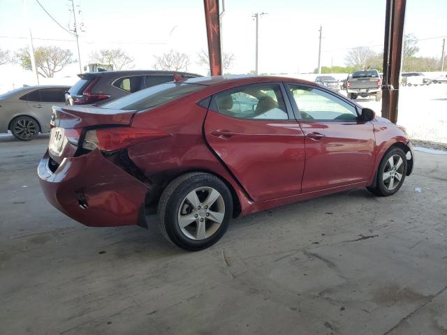 KMHDH4AE7DU523280 - 2013 HYUNDAI ELANTRA GLS RED photo 3