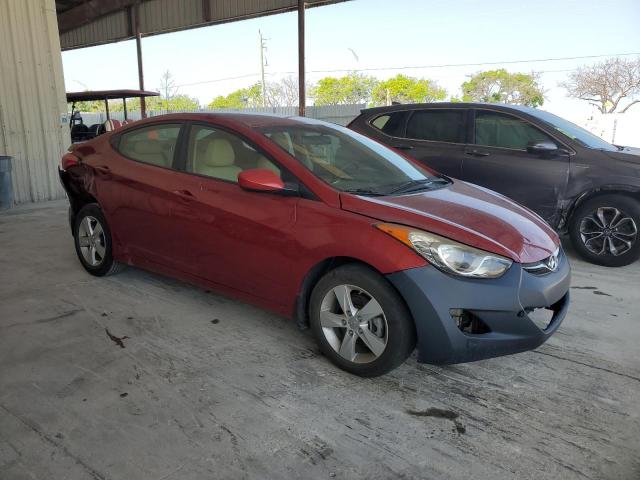 KMHDH4AE7DU523280 - 2013 HYUNDAI ELANTRA GLS RED photo 4