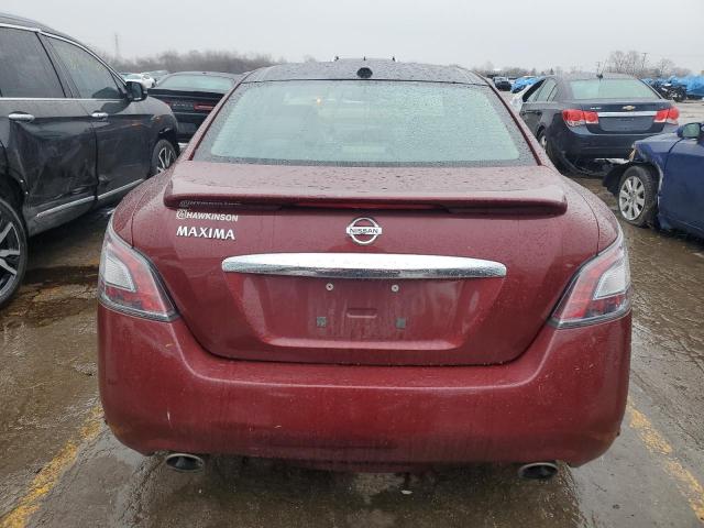 1N4AA5AP9CC838367 - 2012 NISSAN MAXIMA S BURGUNDY photo 6