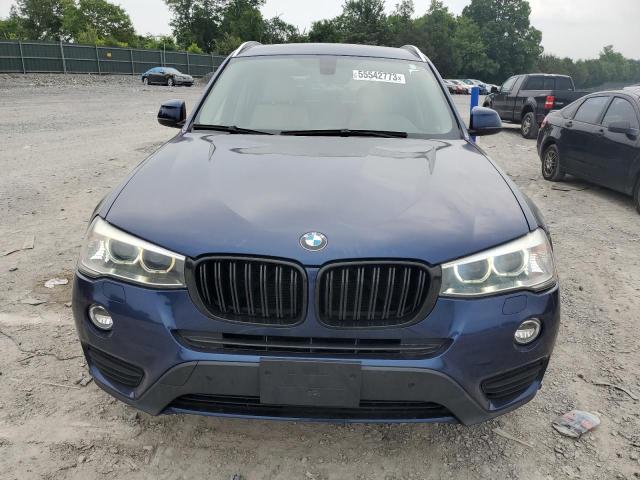 5UXWZ7C56G0M83549 - 2016 BMW X3 SDRIVE28I BLUE photo 5