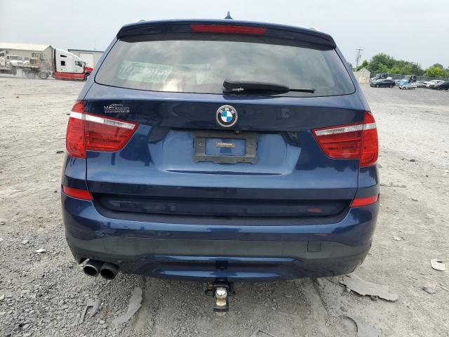 5UXWZ7C56G0M83549 - 2016 BMW X3 SDRIVE28I BLUE photo 6