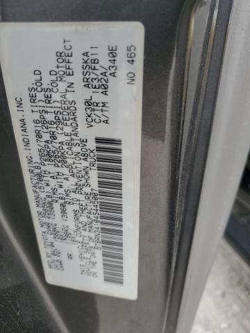 5TBRN34104S445007 - 2004 TOYOTA TUNDRA ACCESS CAB SR5 GRAY photo 12